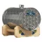 Ležeći spremnik na drvenom stalku, inox, s ventilom 50 l