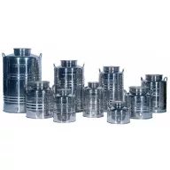 Inox kanta s ručkom i pipom 50 l