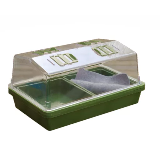 Mini staklenik s grijanjem Heating Grow 39x25x20 cm