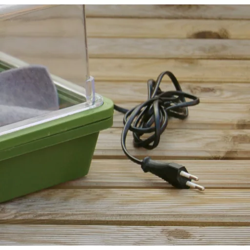 Mini staklenik s grijanjem Heating Grow 39x25x20 cm