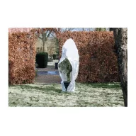   Zimska zaštitna folija s patentnim zatvaračem, bež, promjer 250 cm x 3 m, 70 g/m2