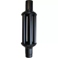   Toplinski bubanj debelih stijenki (1,8 mm) crne boje, 1000 mm promjer: 160 mm