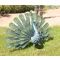 Metalna figura pauna Peacock
