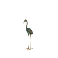 Figurica čaplje od metala Heron