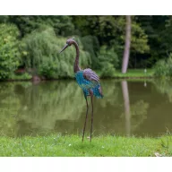 Figurica čaplje od metala Heron