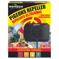   Ultrazvučni plašitelj ptica 20-40 m2 / radi na baterije Weitech