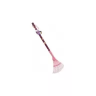 Dječja metla za lišće ružičasta