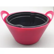 ružičasti kaspó s ručkama