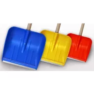   Plastična lopata za snijeg 38 cm s obojenim aluminijskim zaštitnikom ruba, s drškom