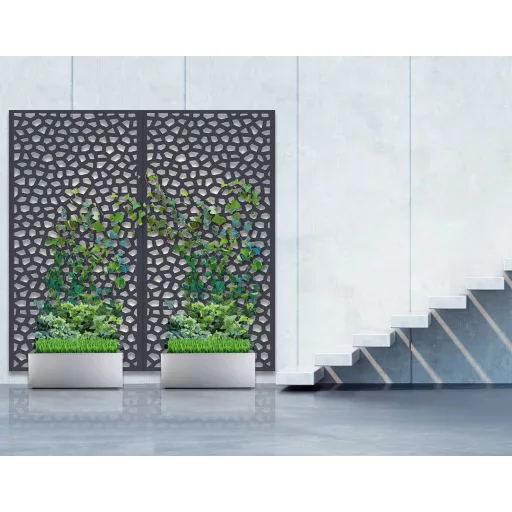Dekorativni PP panel Mosaic 1x2 m sivi