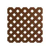 Dekorativni vanjski panel Privat 1x2 m smeđi