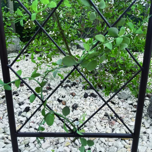 Apácarács Classic metalna rešetka smeđa 0,42x1,5 m