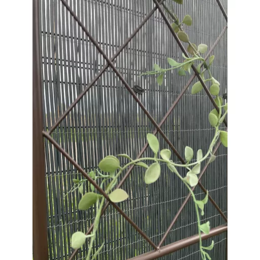 Apácarács Classic metalna rešetka smeđa 0,42x1,5 m