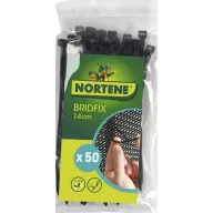 Stezaljka za mrežu Bridfix 14 cm crna 50 kom./pak.