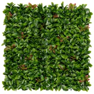   Zeleni zid s crvenim lovorovim lišćem Vertical Red Lauro 1x1 m