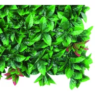   Zeleni zid s crvenim lovorovim lišćem Vertical Red Lauro 1x1 m