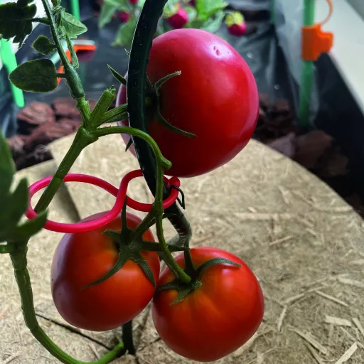 Stezaljka za biljke Tomatoclips za rajčice crvena 25 kom