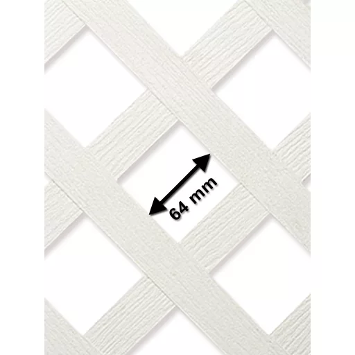 Dekorativni vanjski panel Classic 1x2 m bijeli