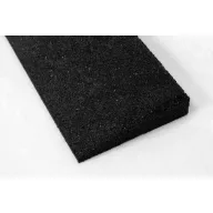 Gumeni lim startni profil 50 mm debeo crni 1000x250 mm