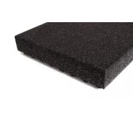 Gumena ploča za igralište crna 60x500x500 mm