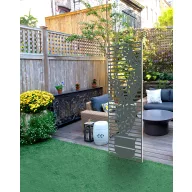   Metalni panel s ukrasnim motivima Deco panel Kaktus zelene boje 0,6 x 1,5 m