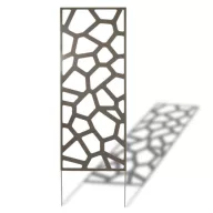   Metalni panel s dekorativnim motivima, Deco panel boje škriljevca Stone 0,6x1,5 m