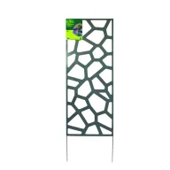   Metalni panel s dekorativnim motivima, Deco panel boje škriljevca Stone 0,6x1,5 m