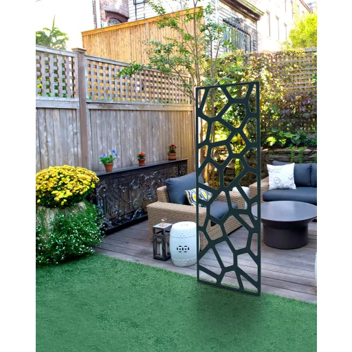 Metalni panel s dekorativnim motivima, Deco panel boje škriljevca Stone 0,6x1,5 m