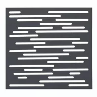   Plastični PP panel s dekorativnim motivima Nautic panel antracit 1mx1m