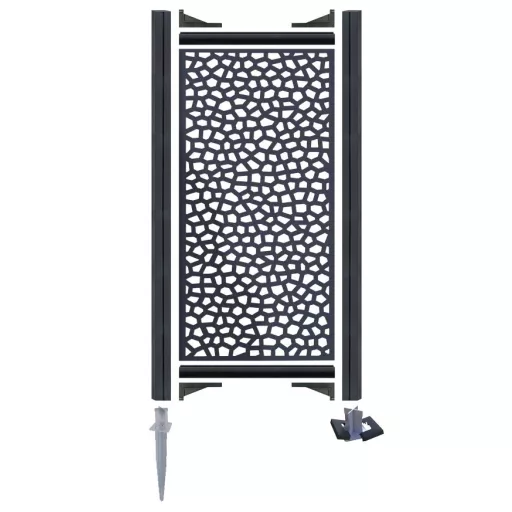 Plastični PP panel s dekorativnim motivima Nautic panel antracit 1mx1m