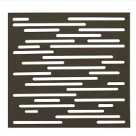   Plastični PP panel, s ukrasnim motivima Nautic panel rđasto-smeđi 1mx1m