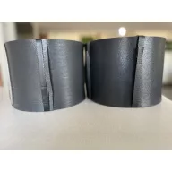 Reciklirani rub za gredice Etik Bordura tamnosivi 0,15x10m