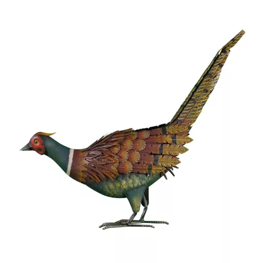 Fazanski pijetao figura od metala u boji Feesy 54 x 15 x 46 cm