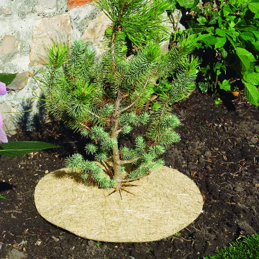 Pokrivač tla 100% prirodni Chanvrelin 750 natur, promjer 40 cm
