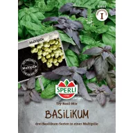   Trio bosiljka, obložene sjemenke Try-Basil-Mix 20 sjemenki Sperli