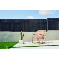   Sintetički pleteni trst s prirodnim izgledom VIMET LOP antracit 1,5x3 m