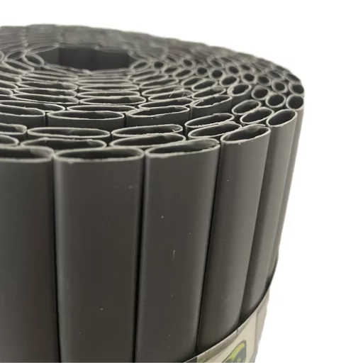 Ovalna plastična trska Litecane PVC siva 1x3 m