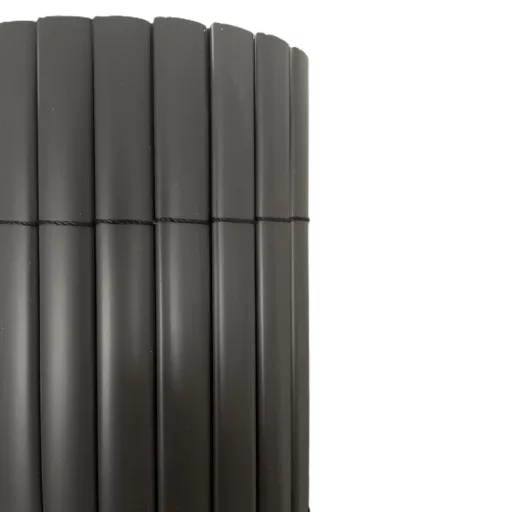 Ovalna plastična trska Litecane PVC siva 1x3 m