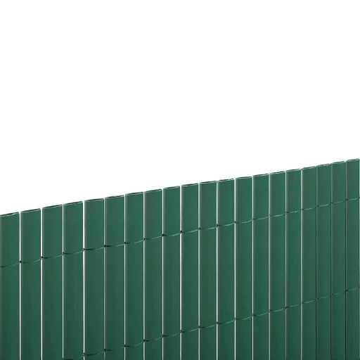 Ovalna plastična trska Litecane PVC zelena 1x3 m