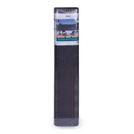 Ovalna plastična trska Litecane PVC, siva, 1,5x3 m