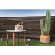 Mreža za ogradu s očicama Recynet smeđa 2x50 m