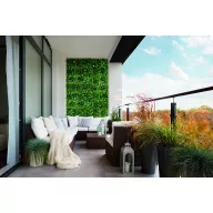   Zeleni zid s jasminovim lišćem VERTICAL JAZMIN zeleno-bijelo 1 x 1 m