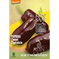   Paprika za jelo organska Sweet Chocolate Rein Saat, cca. 30 sjemenki