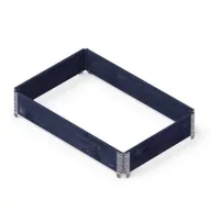 Povišena gredica Upyard ECO 120x80x19,5 cm crna