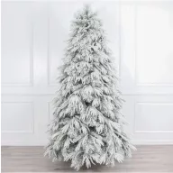 Bor s postoljem, prekriven snijegom, 968 grana, 240 cm