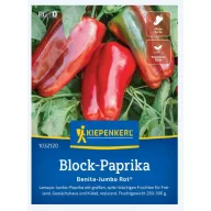   Paprika (divovska)-Benita-Jumbo Rot®, F1 Kiepenkerl oko 5 sjemenki