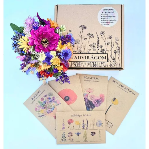 Vadvirágom ajándékdoboz-kicsi (5 tasak mag/10 g)