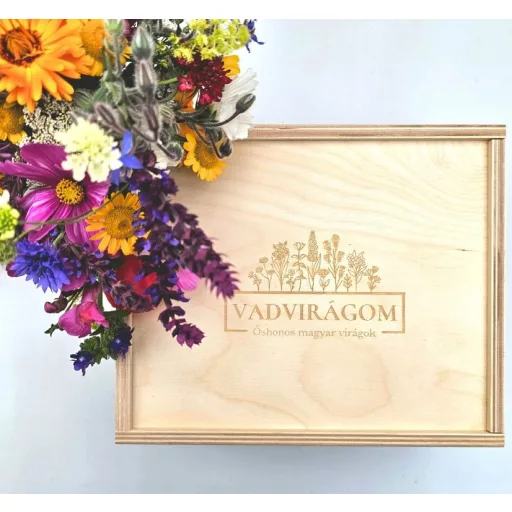 Vadvirágom fa ajándékdoboz-nagy (20 tasak mag/60 g)