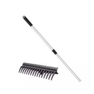 Gereblye kétoldalas 150 cm teleszkópos, alumínum nyéllel