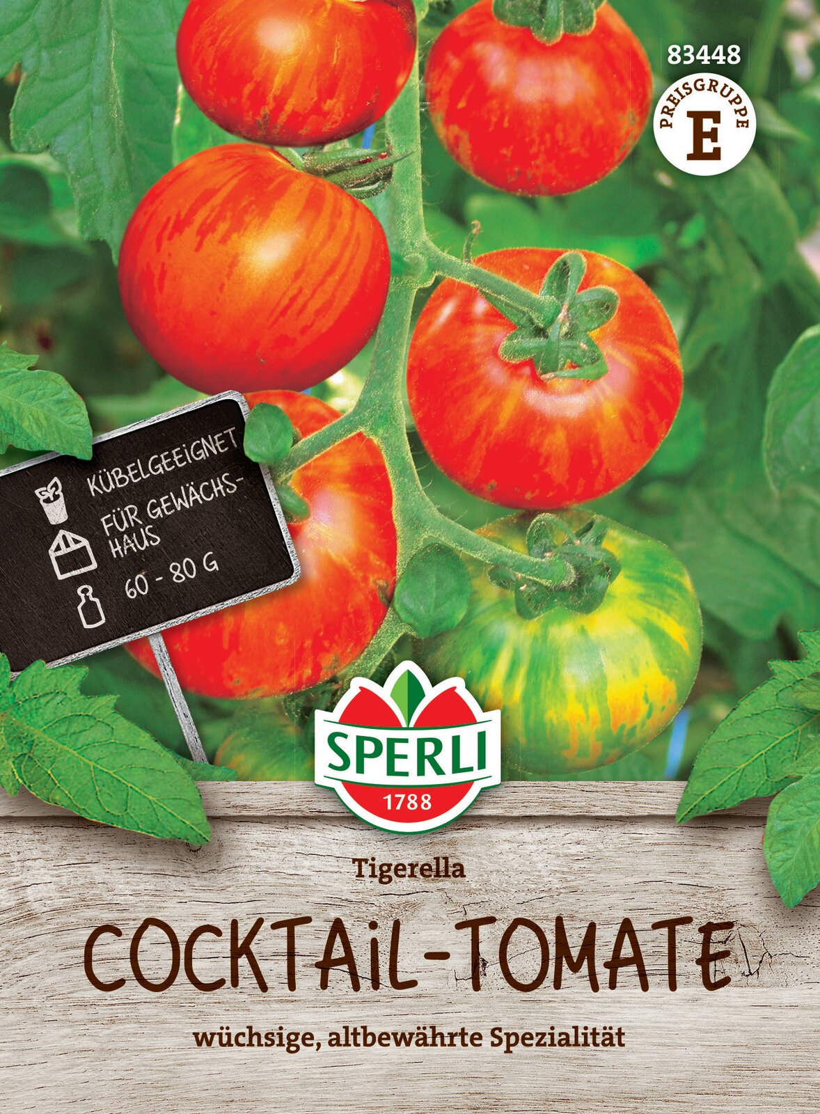 Tomatoes Cocktail tomatoes (red striped) Tigerella